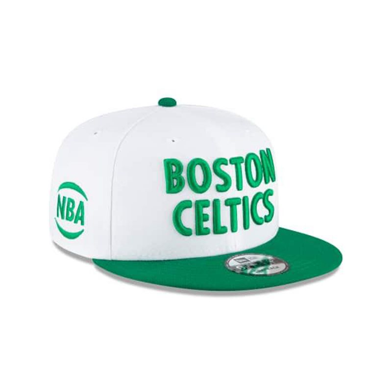 NBA Boston Celtics City Edition 9Fifty Snapback (HSL5004) - White New Era Caps